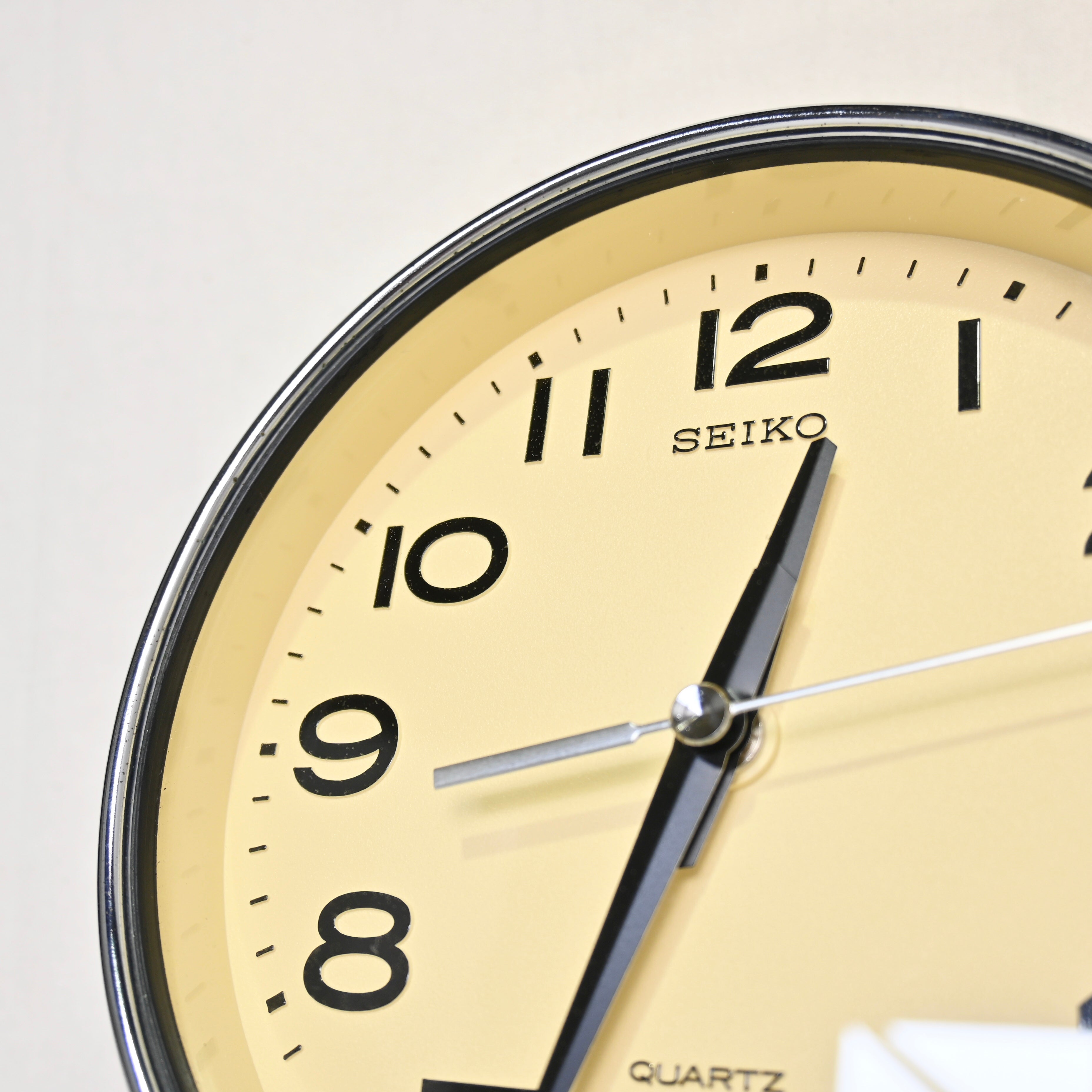 SEIKO Wall clock Bus clock KS474M Light green Retro modern / セイコー 掛け時計 バス時計 ライトグリーン レトロモダン